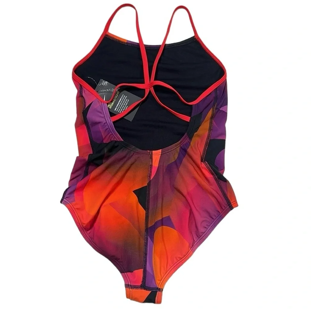 Nike HydraStrong Spectrum Cross Back One Piece Swimsuit